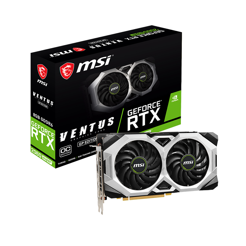 MSI GF RTX 2060 SUPER VENTUS GP OC 8GB GDDR6 256-BIT