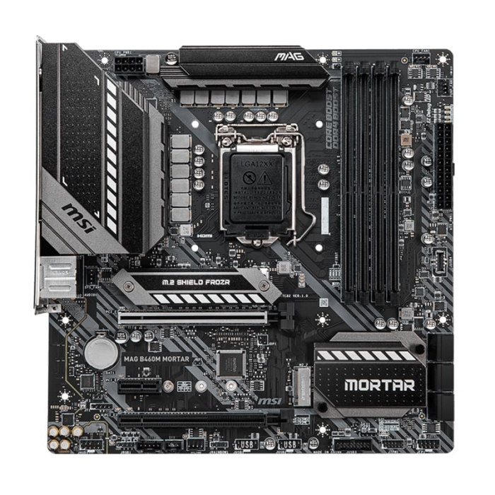 MSI B460M MORTAR Intel LGA1200 M-ATX Gaming Motherboard