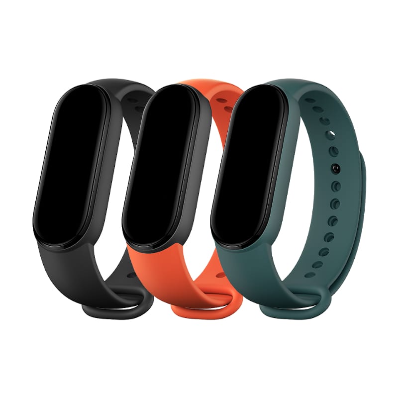 Xiaomi Mi Smart Band 5 Matte Straps - Black | Orange | Teal