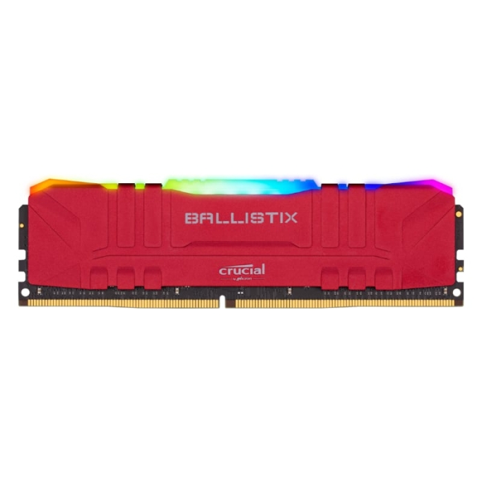 Crucial Ballistix RGB 16GB DDR4 3600MHz Desktop Gaming Memory - Red