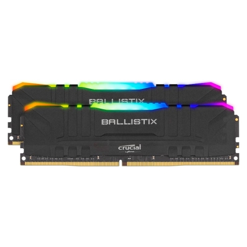 Crucial Ballistix RGB 32GB Kit (2x16GB) 3200MHz DDR4 Desktop Gaming Memory - Black