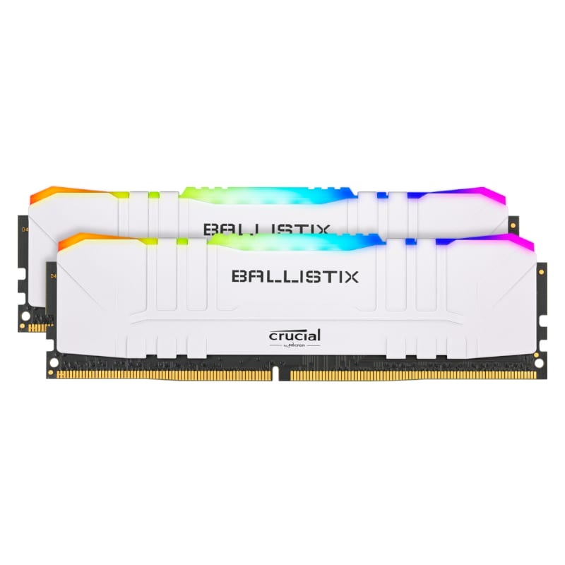 Crucial Ballistix 32GB Kit (2x16GB) 3200MHz DDR4 Desktop Gaming Memory - White