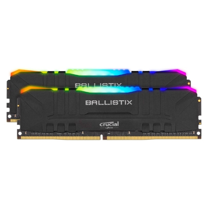 Crucial Ballistix RGB 32GB Kit (2x16GB) 3600MHz DDR4 Desktop Gaming Memory - Black