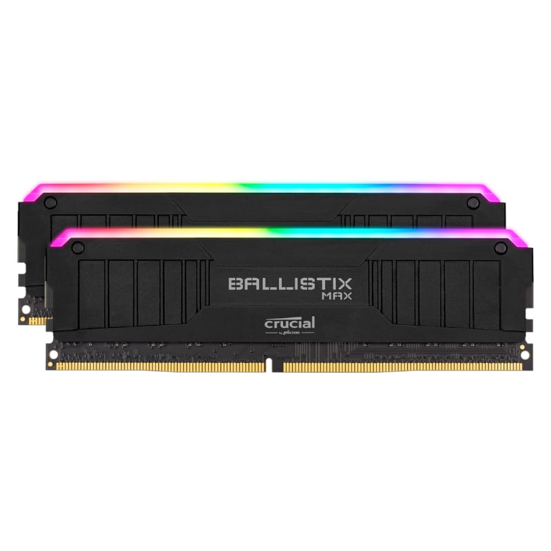 Crucial Ballistix MAX RGB 32GB Kit (2x16GB) 4400MHz DDR4 Desktop Gaming Memory