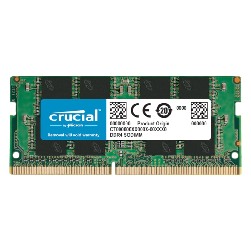 Crucial 16GB 3200MHz DDR4 Dual Rank SODIMM Notebook Memory