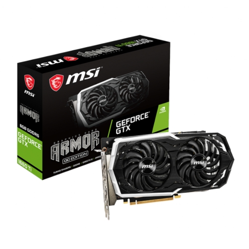 MSI Nvidia GeForce GTX 1660 Ti ARMOR 6G OC