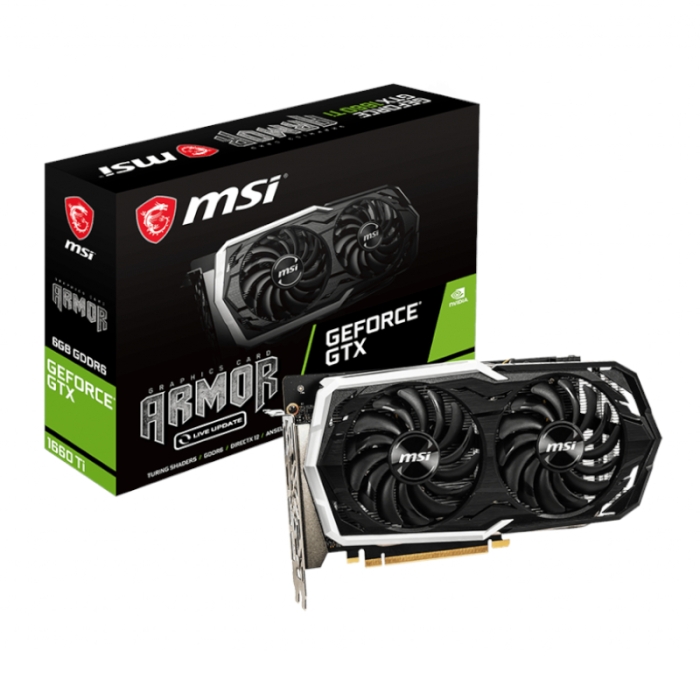 MSI Nvidia GeForce GTX 1660 Ti ARMOR 6G