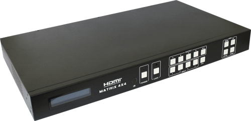 HDCVT 4x4 HDMI 2.0 Matrix over HDBaseT 100m supports POE