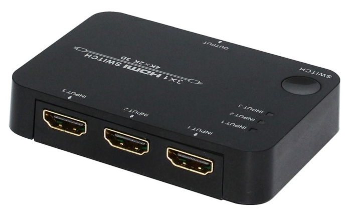 HDCVT 3x1 HDMI 4k Switch