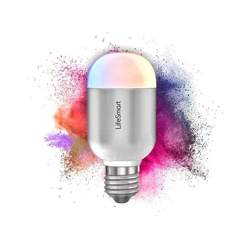 Lifesmart Bluetooth RGB LED Light Bulb Edison Screw 27mm|220V (No Smart Station Required) - White