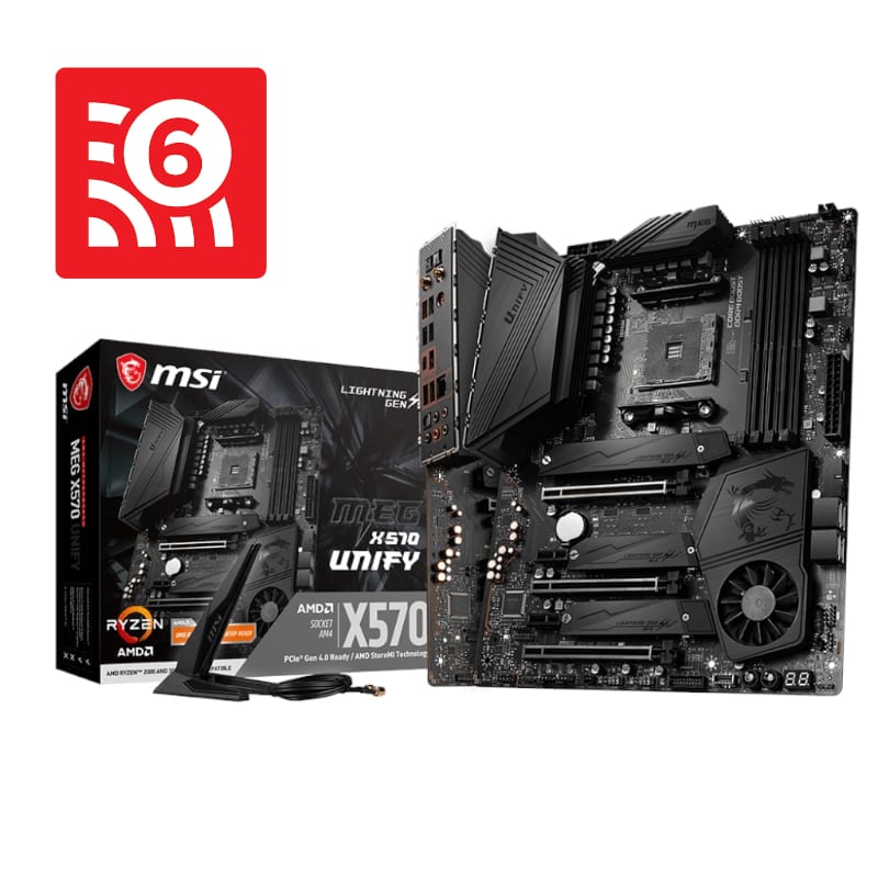 MSI X570 UNIFY AMD AM4 ATX Gaming Motherboard