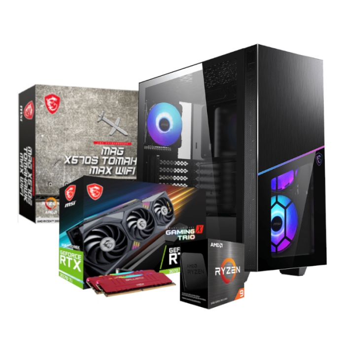 PCBuilder Ryzen 9 5900X HURRICANE Windows 11 Gaming PC