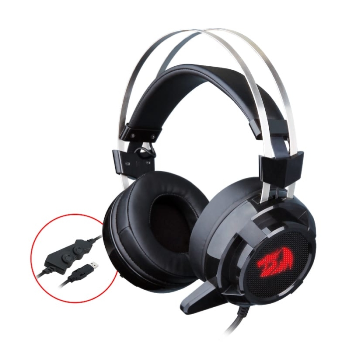 REDRAGON OVER-EAR SIREN 2 USB 7.1 BK
