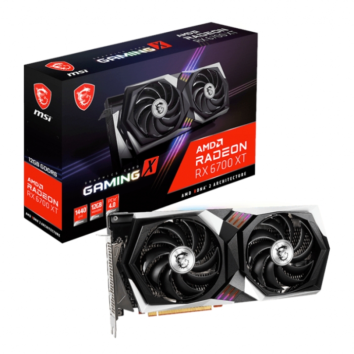 MSI Radeon RX6700 XT Gaming 12G GDDR6 192-BIT Graphics Card