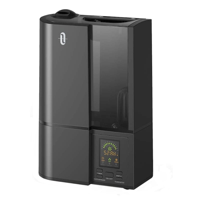 Taotronics 4L Ultrasonic Cool Mist Bedroom Humidifier - Black