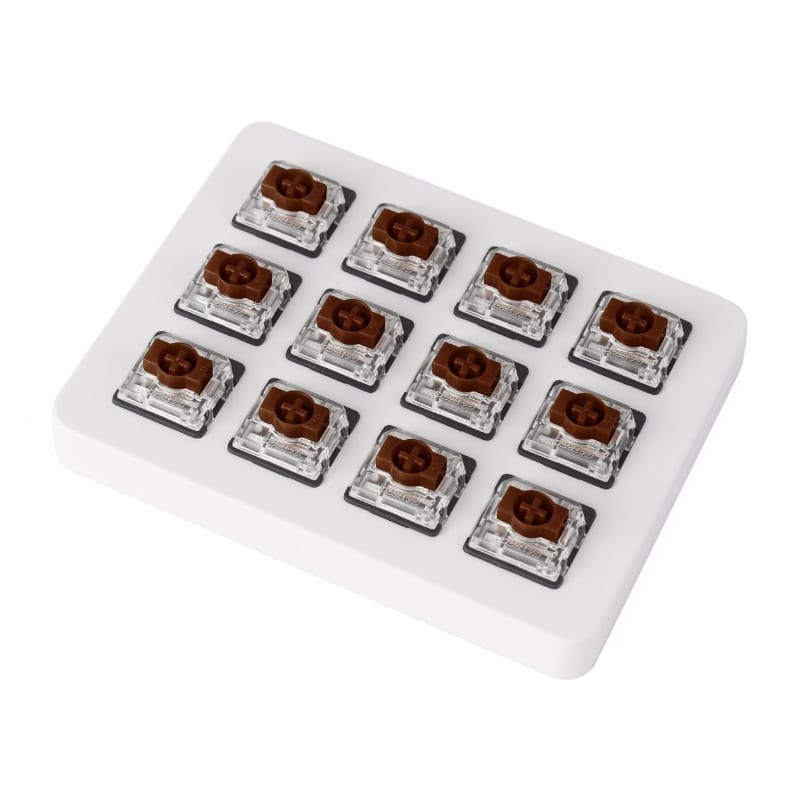 Keychron Brown Low Profile Gateron Mechanical Switch Set - 12Pcs