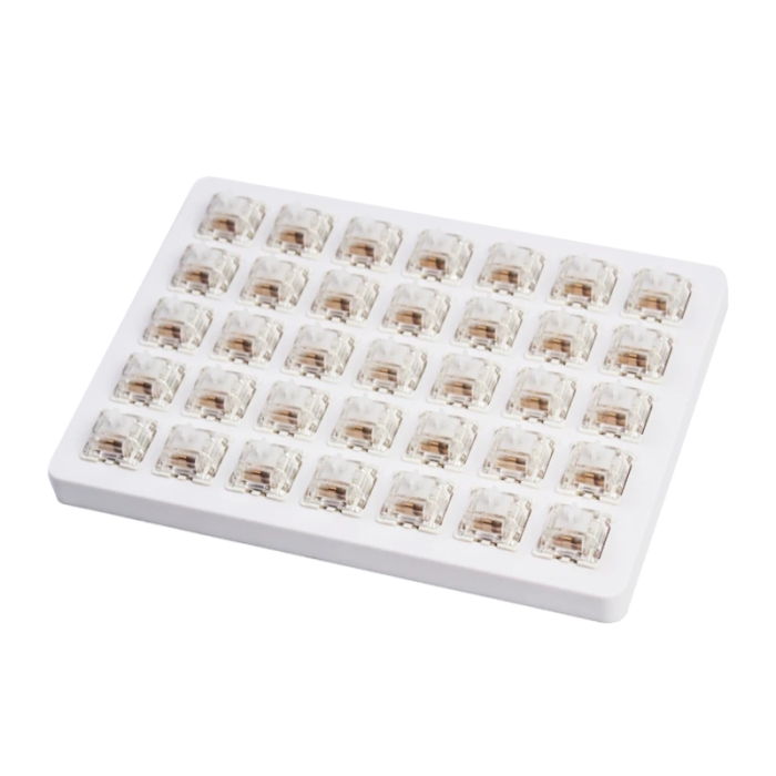 Keychron White Gateron Mechanical Set - 35Pcs